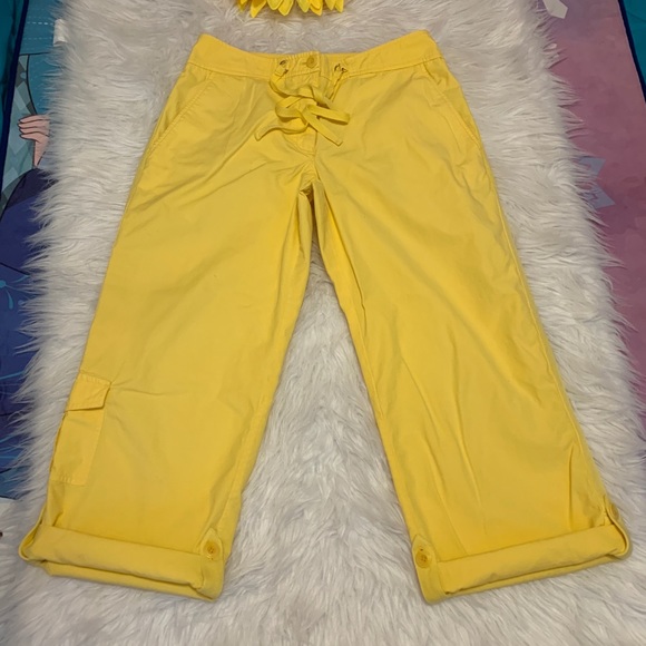 Jones New York Sport  yellow Capris - Picture 6 of 12